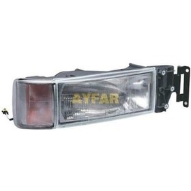 Resim Far - Sol Elektrikli Motorsuz Sinyal Lambalı Ayfar Iveco Eurotech Eurostar 1991-2002 Uyumlu 