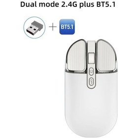 Resim Besthome1 Yifomall 2.4g Bluetooth 5.1 Kablosuz Şarjlı Fare - Uv Kaplı, Taşınabilir Diğer 