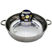 Resim No-3 - 30cm Basık Süzek Metal Süzgeç 5224 