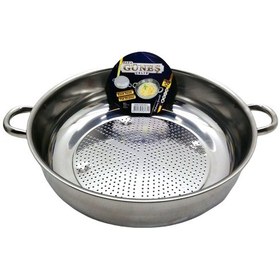 Resim No-3 - 30cm Basık Süzek Metal Süzgeç 5224 