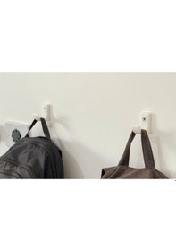 Resim Tekli Askılık 2 Adet Beyaz Beyaz 