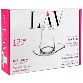 Resim LAV Eva 12 Parça Çay Seti (LV-EVAS1) 