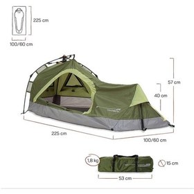 Resim Where Tomorrow Dreieck Otomatik Çadır-yeşil Yeşil 