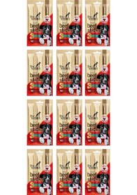 Resim Dog Beef Stick 12 Adet 3x11gr. Biftekli, Çubuk, Köpek Ödül Maması 