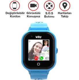 Resim Wiky Watch Watch 4S Mavi Akıllı Saat 