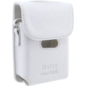 Resim Fujifilm Instax Mini Link 2 Toz Pembe Akıllı Telefon Yazıcısı ve Deri Kılıf 