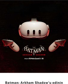 Resim META Quest 3s 512 Gb Batman Arkham Oyunlu Sanal Gerçeklik Gözlüğü - G 