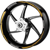 Resim Deeb Honda Jant Şeridi Reflektif Sarı Beyaz Model S N11.72745 