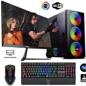 Resim IZOLY İzoly i5 10400f 16gb 512gb Nvme 1660s 6gb 24' Gaming PC Masaüstü Oyun Bilgisayarı Oyuncu Bilgisayarı 