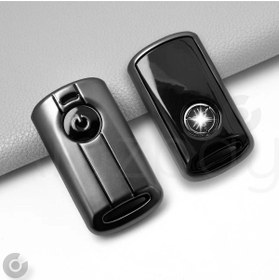 Resim Alazpay Yamaha Xmax 250 300 400 Tech Max 250 400 Titan Gri TPU Anahtar Kılıfı (1 Adet) 