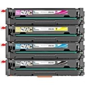 Resim Photo Print Xplus Hp 125A-CB540A-CB541A-CB542A- CB543A Hp Color Laserjet CP1515N 1 Set Toner 2200 Sayfa Renkli 