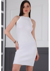 Resim Z2012 Dewberry Bayan Elbise-beyaz Beyaz 