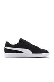 Resim Puma Smash v2 Buck Sneaker Siyah - Beyaz Ayakkabı | Unisex 