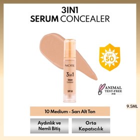 Resim Note 3in1 Serum Concealer 10 Medium 