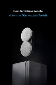 Resim Şımart Akıllı Cam Temizleme Robotu Uygulama ve Kumanda Kontrollü 3200Pa Vakum Gücü Yeni Nesil 
