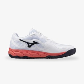 Resim Mizuno Wave Enforce Court Cc Erkek Beyaz Tenis Ayakkabısı 