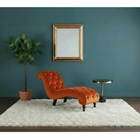 Resim Ebrar Home Design Lüks Kadife Kapitoni Uzanma Koltuğu - Modern Josephine Köşe Koltuk 