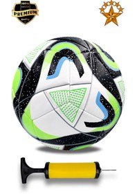 Resim summitsport Profesyonel Futbol Topu Pompalı Turnuva Futbol topu Dikişli Sert Zemin Ve Halı Saha Futbol Topu 