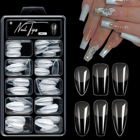 Resim Manikür Törpüsü Ücretsiz Oyma 100 Adet Kutulu Zırh Levha Tam ve Yarım Kullanım Yapışkanlı Çiviler 