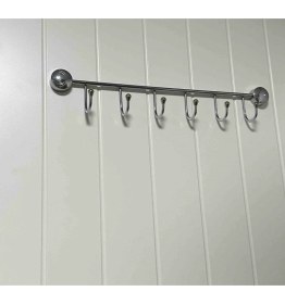 Resim Evistro Banyo Havlu Askısı 6 Lı Duvara Monte 