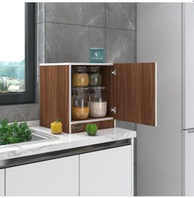 Resim Kenzlife kapaklı mutfak dolabı melek cvz 039x029x29 banyo ofis komodin (m) 