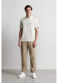 Resim DeFacto Wide Leg Bol Rahat Kesim Kargo Cepli Geniş Paça Gabardin Pantolon E5810AX25SPBG540 