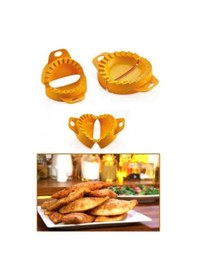 Resim Bucuks 3lü Çiğ Börek Kurabiye Hamur İşi Ravioli Kesme Kalıbı Aparatı Renkli 