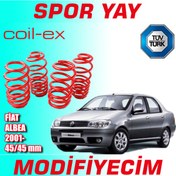 Resim Coil-Ex Albea 2001- Sonrası 45-45Mm Alçaltma Spor Yay Helezo 