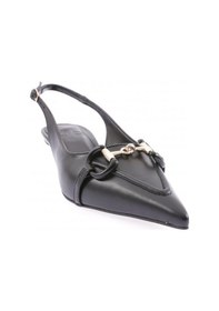 Resim Dgn 4205-23y Kadin Bilekten Bağli Tokali Kisa Topuklu Ayakkabi 4205-1710-R1534 Siyah 