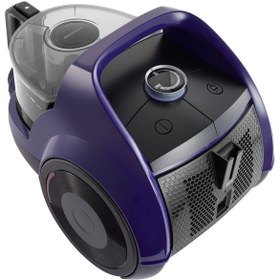 Resim Grundig Toz Torbasız Elektrikli Süpürge, 2.7 Litre Hazne, HEPA-13 Filtre, 750 W Motor, Mor 