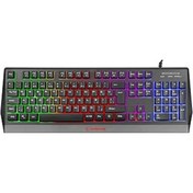 Resim Genel Markalar Rampage Kb-r52 Style Rainbow Aydınlatmalı Gaming Oyuncu Klavyesi 