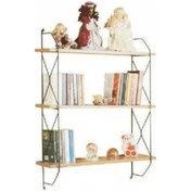 Resim Evistro Dekoratif Duvar Rafı Kitaplık 3 Katlı - De-Monte 