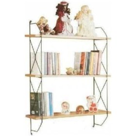 Resim Evistro Dekoratif Duvar Rafı Kitaplık 3 Katlı - De-Monte 