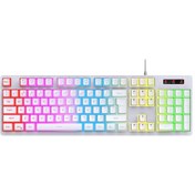 Resim Maiyame Hxsj L200 Rgb Klavye 104 Tuşlu Kablolu Oyun Klavyesi Arkadan Aydınlatmalı Led Klavye Mekan Klavye 