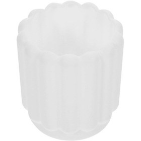 Resim Ganzhoushop Ofis Kalem Tutucu Silikon Yeniden Kullanılabilir Masa Düzenleyici Basit Tasarım Ev Kırtasiye Depolama 3.7x3.0x3.0in 1 Adetbeyaz 