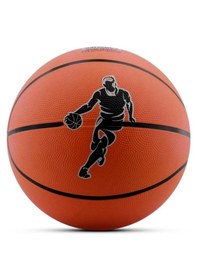 Resim Basketbol Topu Iç Dış Mekan Pompa 7 Numara Turuncu 
