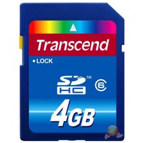 Resim TRANSCEND 4 GB CLASS 6 SD HAFIZA KARTI 
