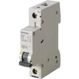 Resim Siemens 5SL6110-6YA 1 Fazlı 10 Amper B Tipi Çabuk Karakterli 6ka Otomatik Sigorta 12 Adet 