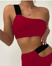 Resim Deep Beach Lastikli Cut Out Bikini Takım Db200713bt 001 