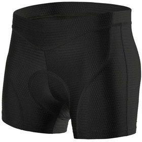 Resim Kadın Bisiklet İç Çamaşırı 3d Dolgulu Mtb Bisiklet Bisiklet Bisiklet İç Çamaşırı Şort Siyah 