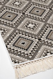 Resim Alanur Home Eko Trend Djt Yıkanabilir Kaymaz Taban 3 Lü Yatak Odası Takımı 1931 Iskandinav Kahve Krem 