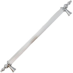 Resim Zirve Çubuk Krom 160 mm Alüminyum Kulp ( 5 ADET ) 