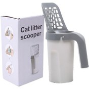 Resim Soulader Kedi Kumu Küreği Seti Paslanmaz Çelik Tırmık Ve Faraş İle Evcil Hayvan Tuvaleti Temizleme Aparatı 