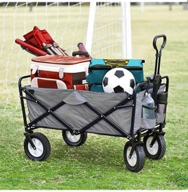 Resim Binbirreyon35 Katlanır 4 Tekerlekli Kamp Bahçe Arabası Taşıma Arabası Aa003 Diğer 