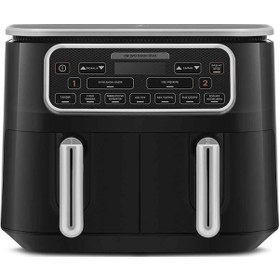 Resim Karaca Air Pro Cook Duo Köz Xxxl 4+4 Litre Airfryer İconic Beige 8 Kişilik 