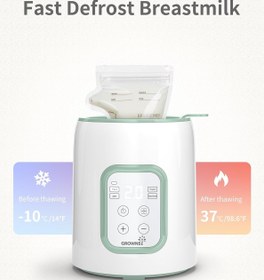 Resim 8’i 1 Arada Biberon Isıtıcı ve Sterilizatör, Hızlı Isıtma, Besin Koruma, LCD Ekran 