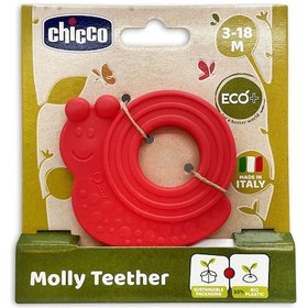 Resim Chicco Molly Diş Kaşıyıcı 3-18 Ay - Kırmızı 