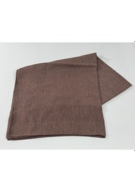 Resim Miray Büyük Boy Pano Pamuk Eşarp - 120 X 120 - 0619 Koyu Kahve 