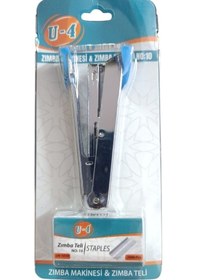 Resim U4 Zımba Makinesi Ve Zımba Teli No:10 2li Set U4-1014-mavi Çok Renkli 