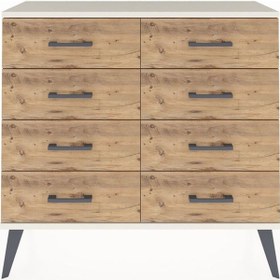 Resim Arges Şifonyer 8 Çekmeceli 88x30x80 Aytaşı-aytaşı/çam Aytaşı/çam 